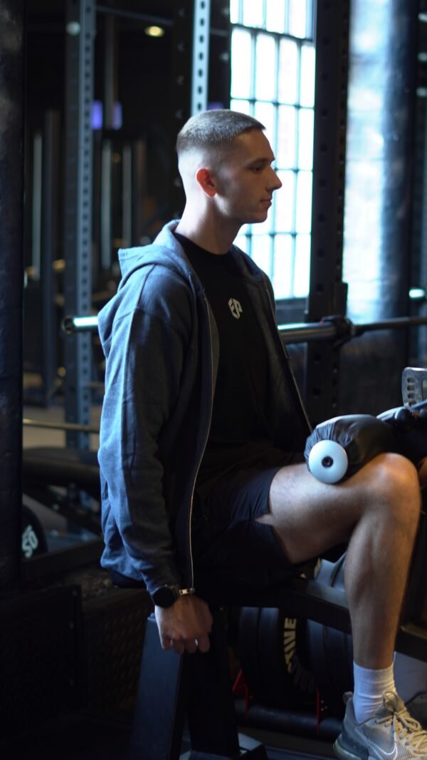 Grey Zipped Hoodie - Image 3